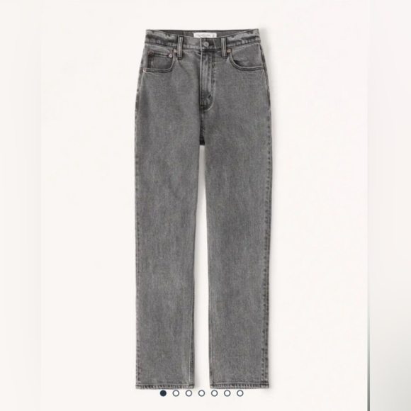 Abercrombie & Fitch Denim - Abercrombie & Fitch Ultra High Rise Ankle Straight Jeans